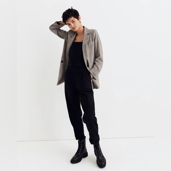 Madewell Caldwell Double-Breasted Blazer in Palmyra Plaid Item NG625 - Picture 3 of 4